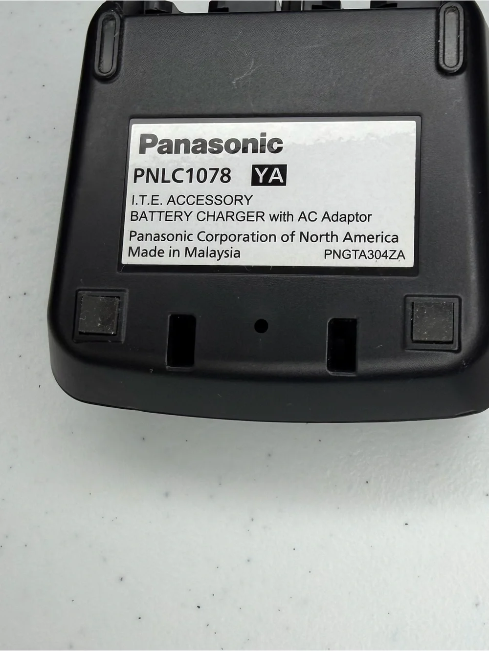 Panasonic Black Cordless Handsets with Orange Backlit Keypads